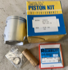 Yamaha DT125 LC / RD125 LC Complete Piston Kit - 1.00 O/S - New Old Stock Patent
