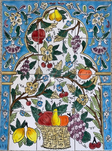 Ceramic tile mural - x, 24"