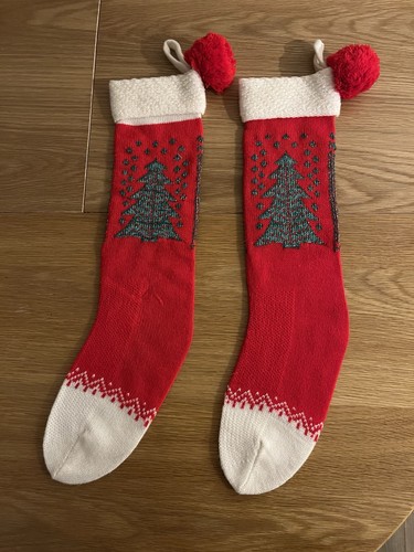 Pair vintage knit red