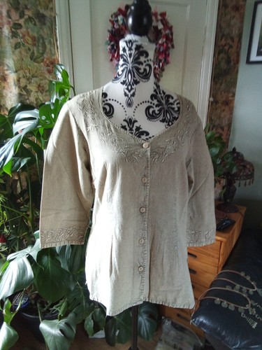 Indian stonewashed tunic - stonewashed, top