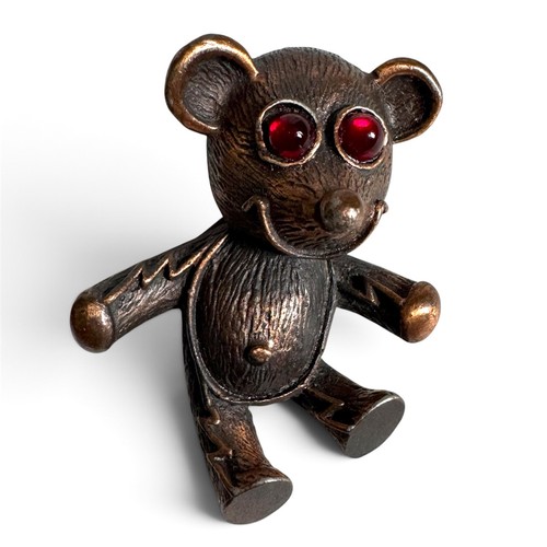 Vtg copper tone - tone, teddy
