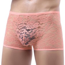 Glamorous Men's Sheer Lace