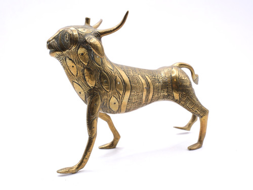 Vintage solid brass - solid, stylised