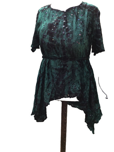 Jordash green velvet pixie - , top