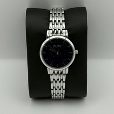 Accurist Ladies Quartz Watch Sparkle Dial Silver Steel Bracelet Working 25mm