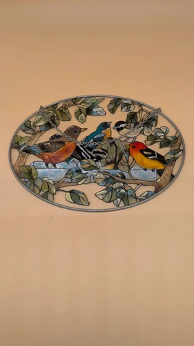 Bird stained glass style - style,