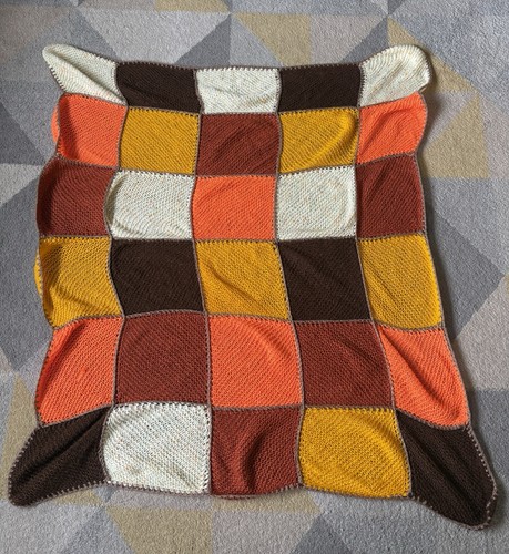 Multicolour knitted patchwork - multicolour,