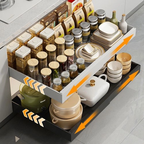 2pcs pull out cabinet - out,
