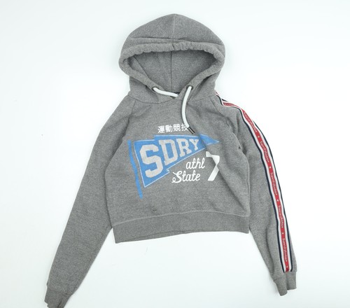 Superdry girls grey pullover - superdry,