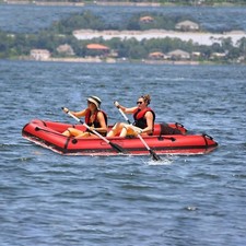 10FT PVC Inflatable Boat Dinghy Tender Pontoon Rescue & Dive Boat Fishing Boat