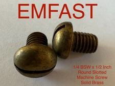 1/4 x 1/2 Inch BSW Round Slot