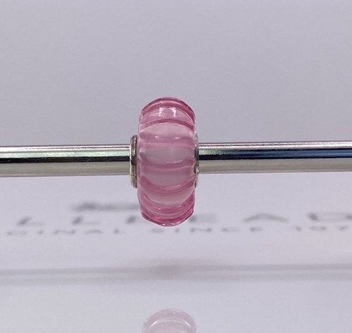 Trollbeads ooak pink raised - trollbeads,