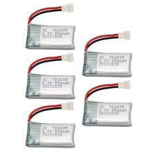 5Pcs 3.7V 550mAh Remote