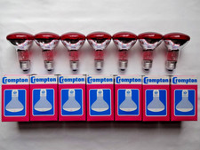 7x 40w Red R64 E27 ES Edison