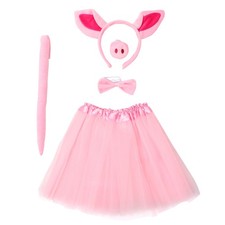 Ballet Tutu Suit Boy Halloween Costumes Accessories Animal with Pig Tail