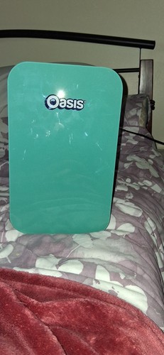 Blue oasis mini fridge - oasis,