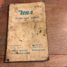 BSA B44 Victor and C25