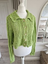 Zara Lime Green Crochet Cotton