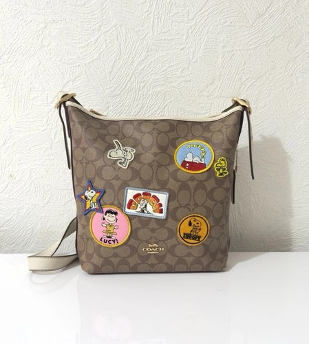 Coach peanuts val duffle - coach, x