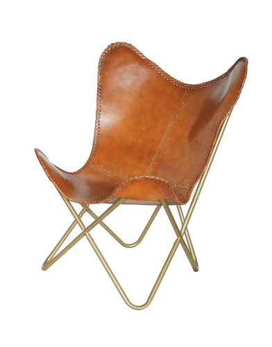 Genuine leather butterfly - leather,