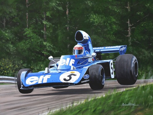 Jackie stewart tyrrell - tyrrell, 1973