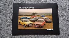 MAZDA 323 626 RX7 RANGE SALES BROCHURE 1980