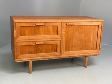 Vintage Danish Teak Sideboard By Omann Jun Drawers Shelving Retro EB9815 MWOO