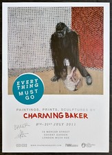 Charming Baker Show Poster SIGNED from his London Solo Show 2011