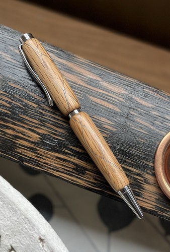 Oak whisky barrel - pen,