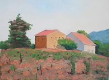 Vintage French painting -