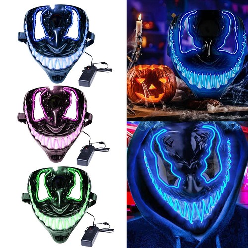 Halloween venom glowing mask - venom,