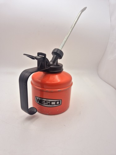 Wesco red metal - metal, can