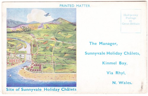 Conwy postcard sunnyvale - postcard,