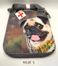 Fuzzynation Pug handbag with