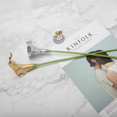 Silver mini calla - mini, lily