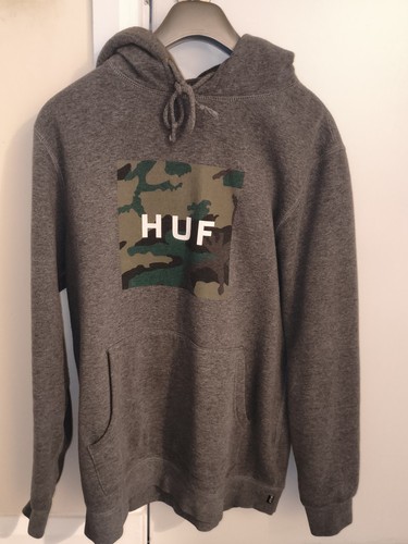 Huf hoodie grey with - hoodie, camo