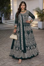 Dark Green Lehnga Choli indian