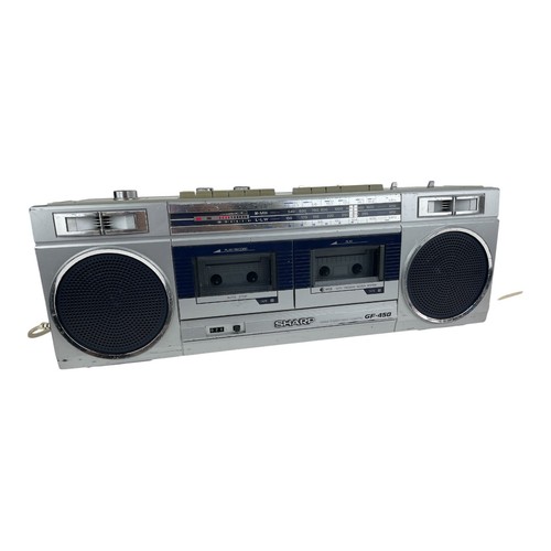 Vintage sharp 450e boombox - gf-450e,
