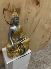 Gold & Grey Buddha Ornament 