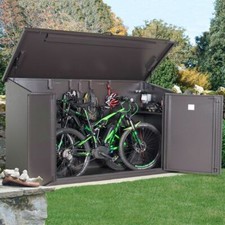 7'7 x 3'4 Electric Bike Storage Shed Garden DIY Utility Store (2.3m x 1.05m) 