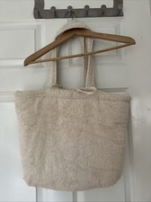 Used Once- Zara Large Shopper/ Beach Bag - Towel Cloth
