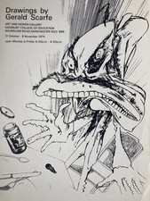 Drawings by Gerald Scarfe, Excellent Dramatic Poster, 1971