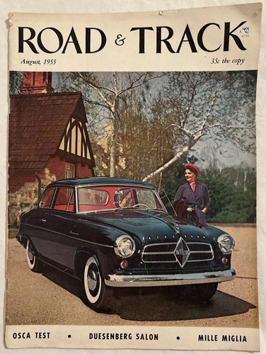 Road track magazine august - road,