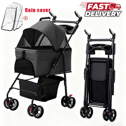 Large pet dog stroller - pet,