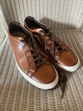 Mens Loake Shoemakers Dash Brown Leather Sneakers/trainers/shoes Size UK 7 EU 41