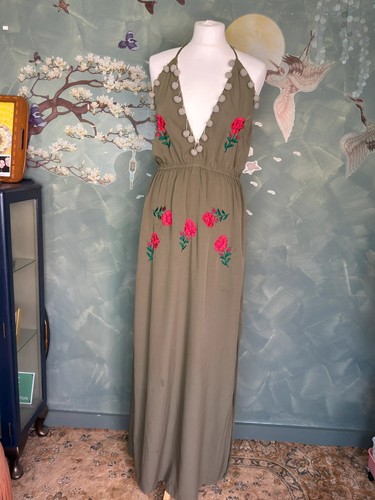 Boho summer halterneck maxi - boho,