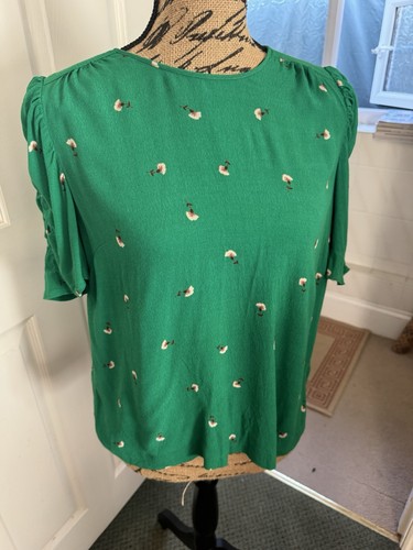 Whistles green blouse size - green,