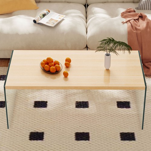 Wooden coffee table minimalist - coffee,