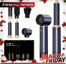 5in1 Hair Dryer Blow Curler