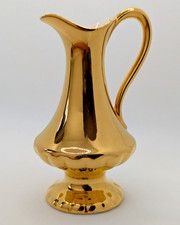 Vintage Crown Devon Gold Lustre small pitcher/creamer/vase 1930s